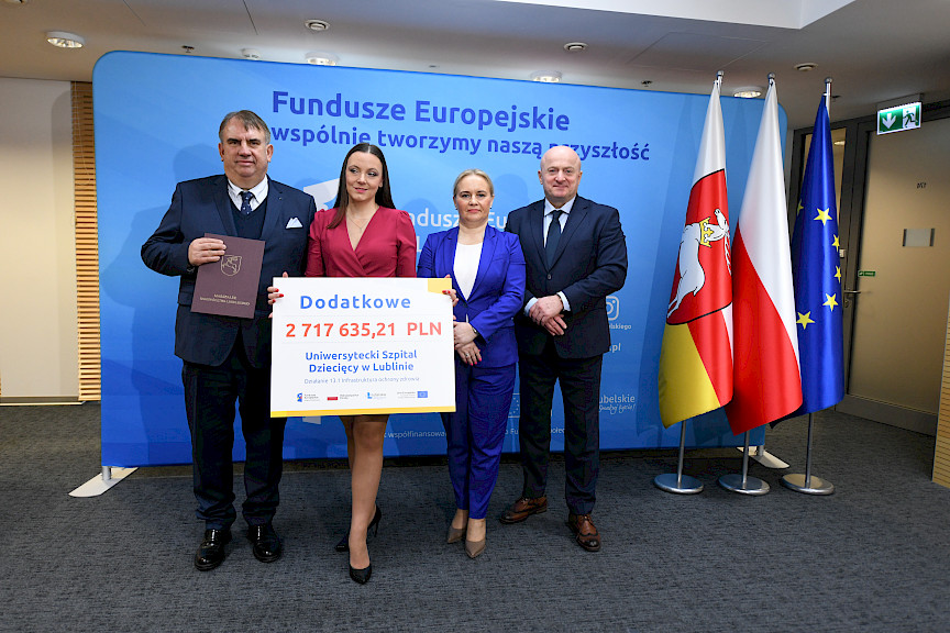 Kolejne Fundusze Europejskie dla Uniwersyteckiego Szpitala Dziecięcego w Lublinie