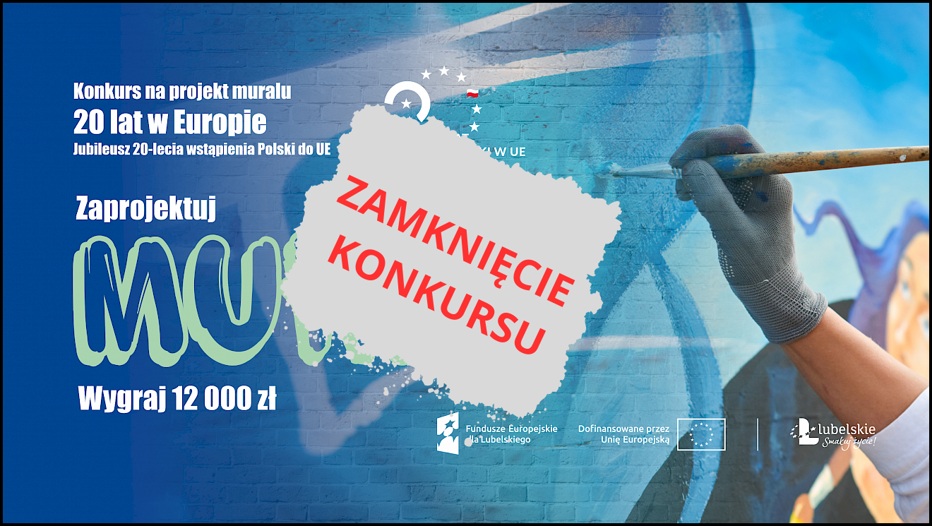 grafika z napisem zamknięcie konkursu