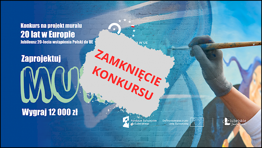 grafika z napisem zamknięcie konkursu