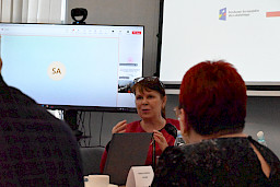 XXXVIII Posiedzenie Komitetu Monitorującego Regionalny Program Operacyjny Województwa Lubelskiego, uczestnik spotkania zabiera głos.