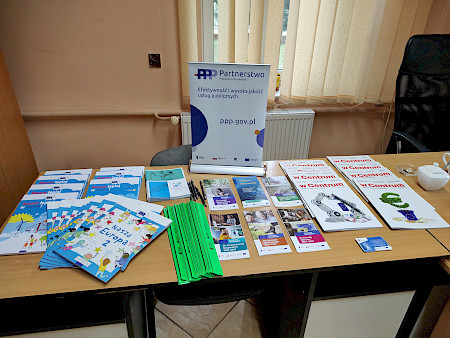 Informacja z Mobilnego Punktu Informacyjnego Funduszy Europejskich w Gminie Wysokie - 22.03.2023 r.
