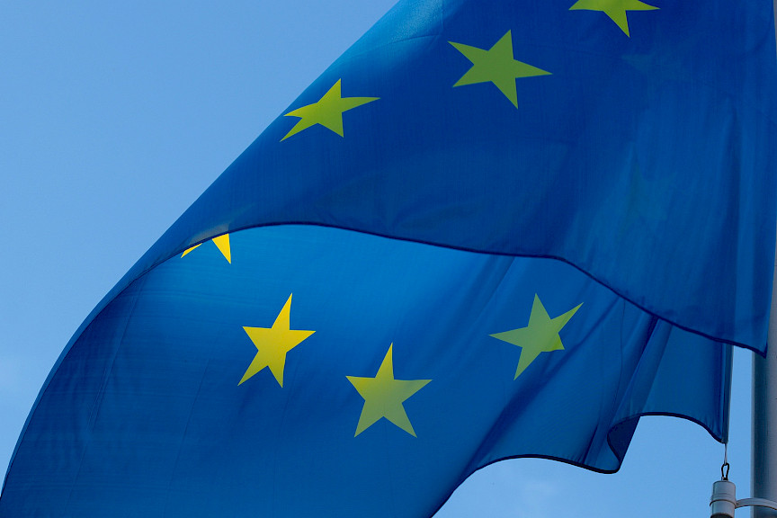 Zdjęcie flagi Unii Europejskiej