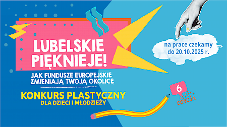 Grafika promująca konkurs plastyczny