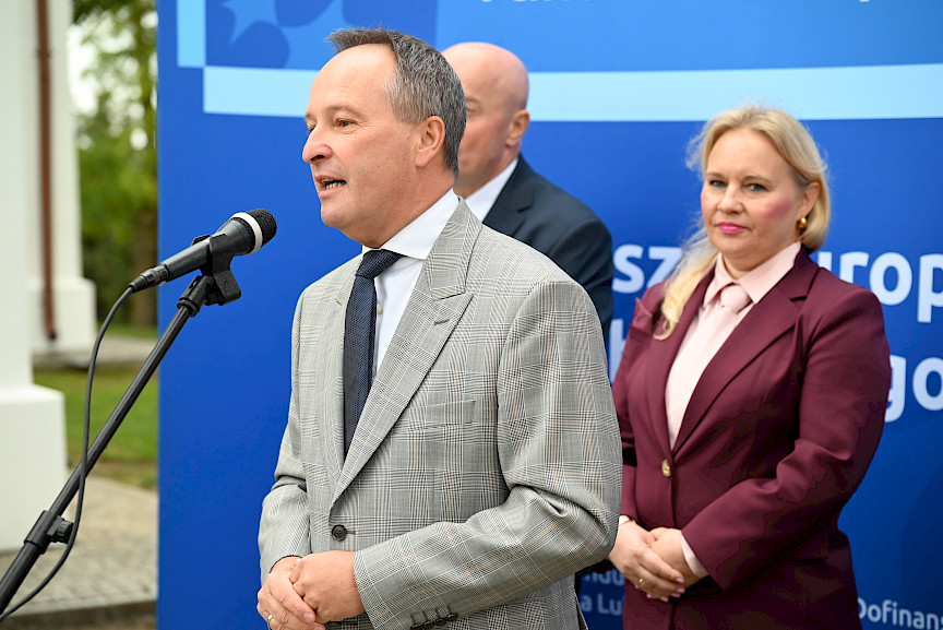 XXII posiedzenie Komitetu Monitorującego Fundusze Europejskie dla Lubelskiego 2021-2027 - konferencja prasowa
