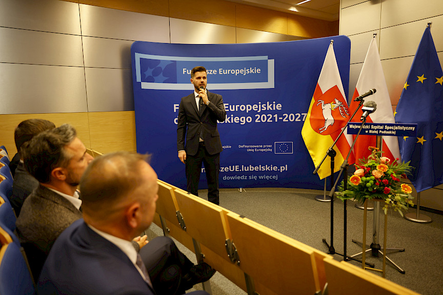 Wizyta studyjna KM FEL w Wojewódzkim szpitalu Specjalistycznym) w Białej Podlaskiej 30 września 2025 r.