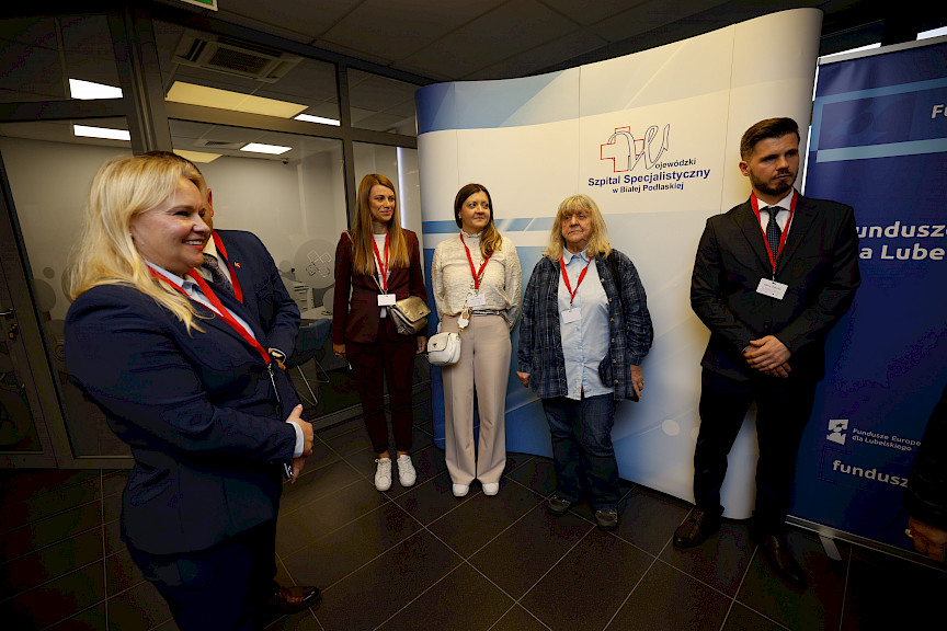Wizyta studyjna KM FEL w Wojewódzkim szpitalu Specjalistycznym) w Białej Podlaskiej 30 września 2025 r.