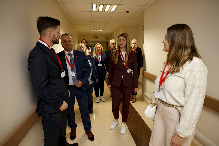 Wizyta studyjna KM FEL w Wojewódzkim szpitalu Specjalistycznym) w Białej Podlaskiej 30 września 2025 r.