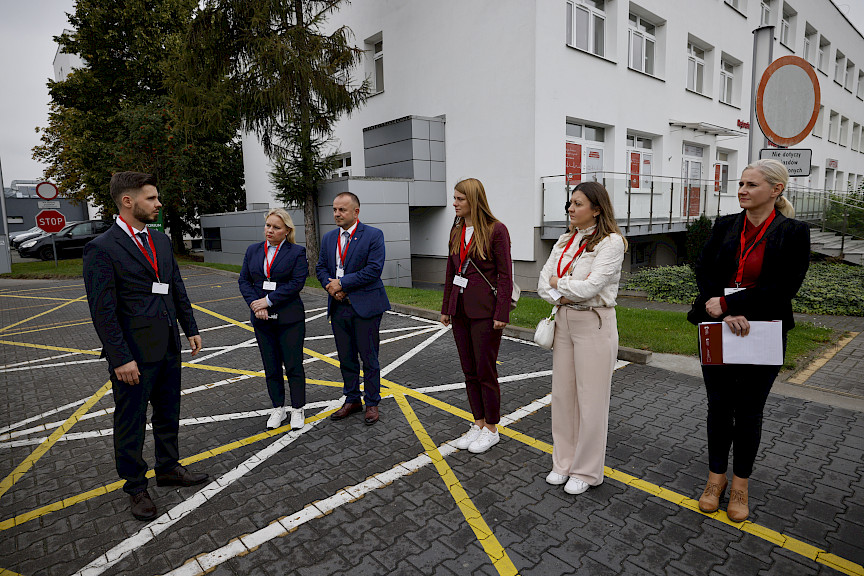 Wizyta studyjna KM FEL w Wojewódzkim szpitalu Specjalistycznym) w Białej Podlaskiej 30 września 2025 r.