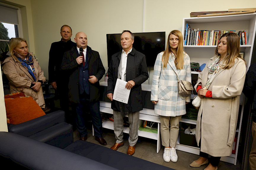 Wizyta studyjna KM FEL w mieszkaniach treningowych dla osób z niepełnosprawnościami w Wisznicach 29 września 2025 r.
