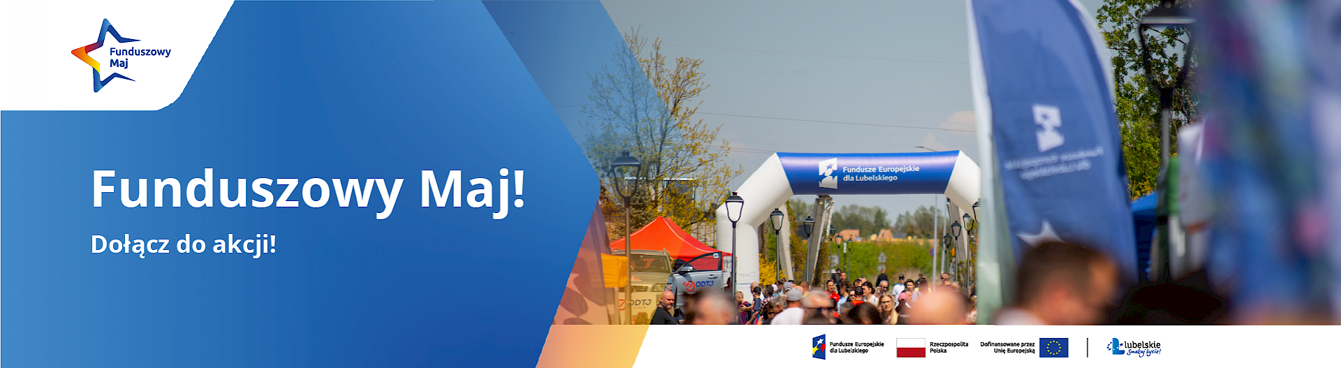 Grafika promująca akcję funduszowy maj.
